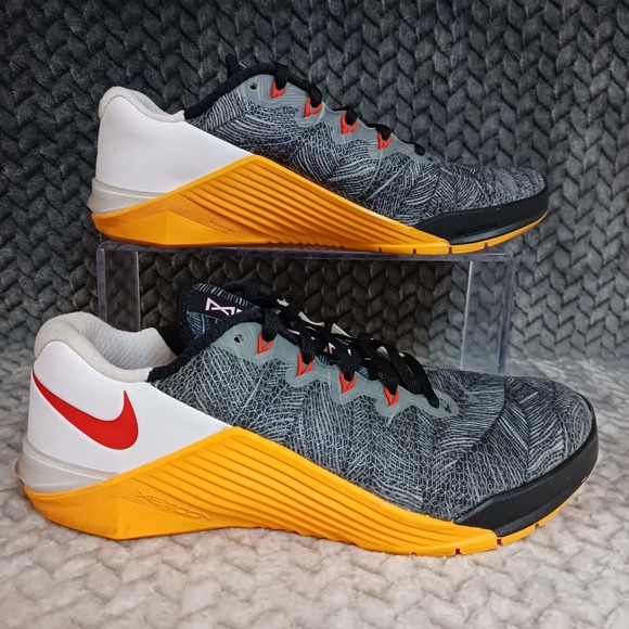 Nike Shoes - Nike Metcon 5 Black Laser Orange Women's Training Fitness Sneakers Shoes Sz 6.5